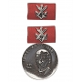 Медаль ГДР GST MEDAL "E. FASTER" SILVER в упаковке новая