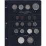 Комплект листов для монет княжеств Сербии и Черногории.