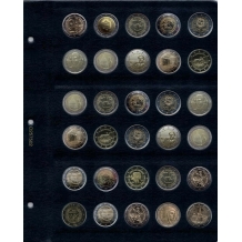 Универсальный лист для памятных монет 2 Евро