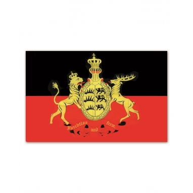 Флаг WÜRTTEMBERG M.WAPPEN